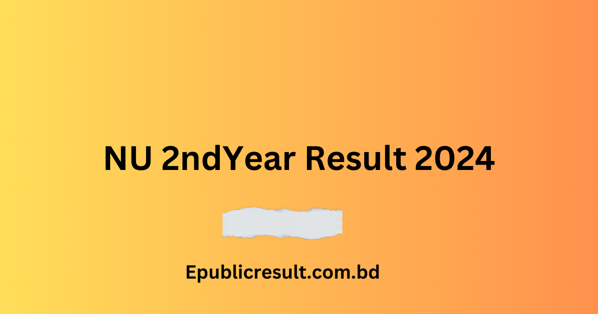 Honours 2nd Year Result 2024