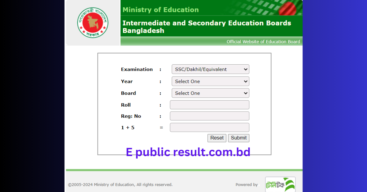 www.EboardResults.com SSC HSC Results View 2024 - E Board Results