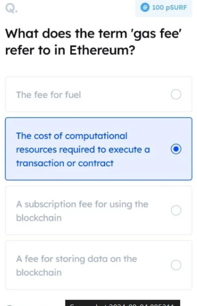 Marina Protocol Quiz Answer September 10